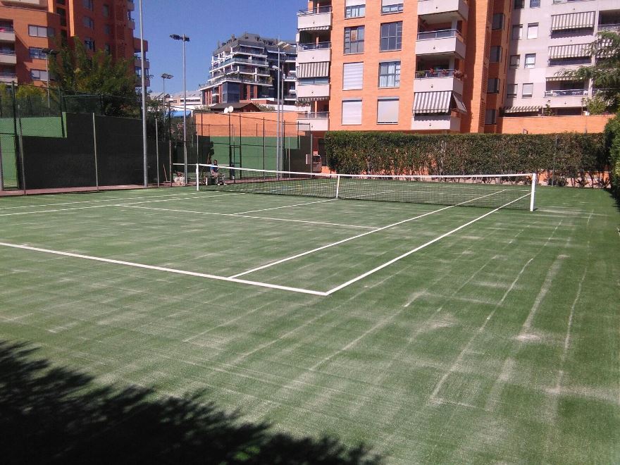 pista de cesped artificial celabasa