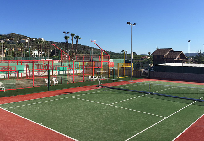 Pistas de tenis de césped artificial